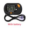 Digital LCD Aquarium Thermometer Waterproof Fish Tank Sensor with Probe Temperature Sensor Measuring Tool with Suction Cup
