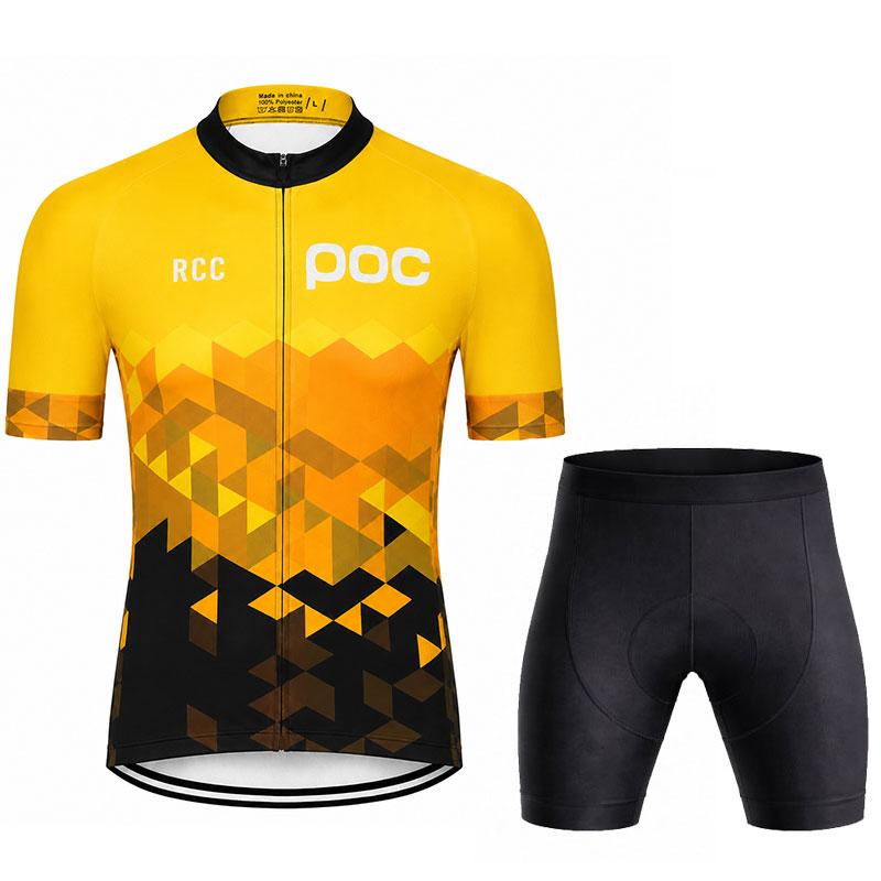 Koszulki Rowerowe Letnie Ubrania Rowerowe Męskie Odzież na Rower Szosowy Ubrania Wyścigowe Oddychający Zestaw Koszulek Rowerowych Ropa Ciclismo Maillot