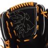 ZETT Neo Status Soft Baseball Black x Oak Size BRG312611 Glove, Pitcher's Glove, Right-Handed Throw, Brown, 4,