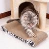 Cardboard Cat Scratcher High Density Non-Slip Reversible Cat Scratcher Cardboard Scratching Pad for Kitten Small Medium Pet