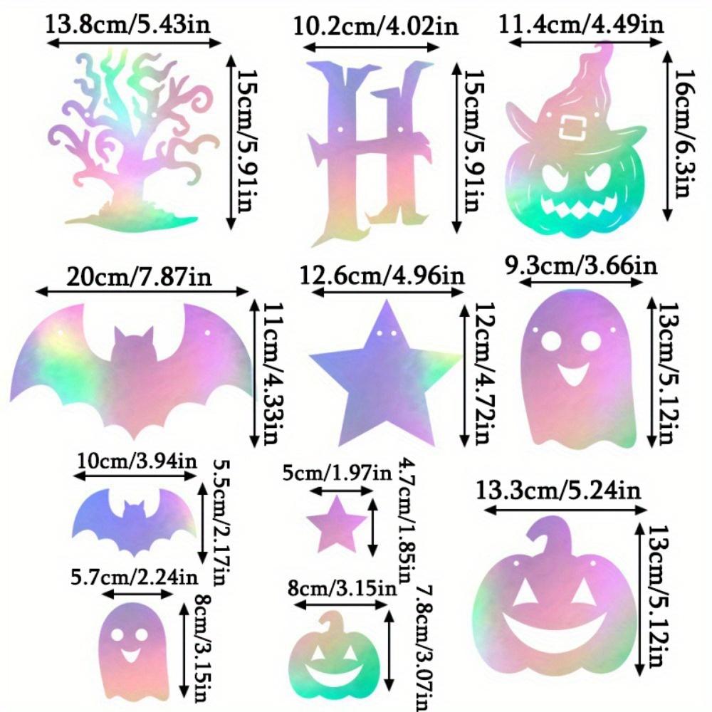 6pcs Halloween Party Decorations Cute Ghost Banner Hanging Ornaments Decor Bat Pumpkin Decorations Haunted Mansion Decor