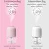 Mini USB Rechargeable Humidifier Colorful Round Car Aroma Diffuser Silent Cool Mist for Office Bedroom Travel Home