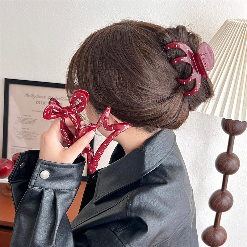 Retro Hochwertige Haarkrallen Für Frauen Mädchen Süße Elegante Große Haifischklammer Vielseitige Haarspange Luxus Haarschmuck Geschenke