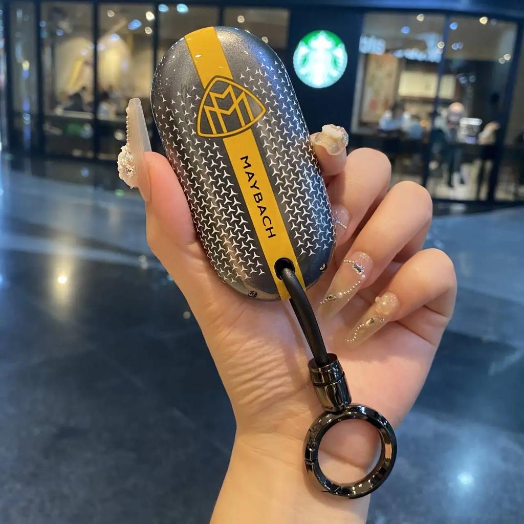 Car Zinc Alloy Key Case Bag Metal Key Shell For Mercedes-Benz AMG C-Class S-Class GLC EQE EQS W223 X254 V297 V295 W206 S206 X206 ff1