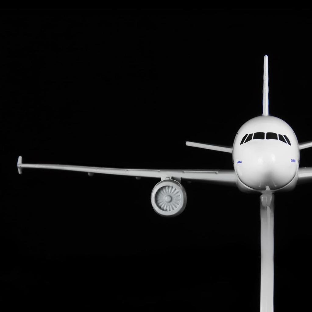 1/400 16cm Toy Airplane Model Prototype A320 Diecast Metal Airplane Model Kits with Stand for Collections and Displays or Boys Gift