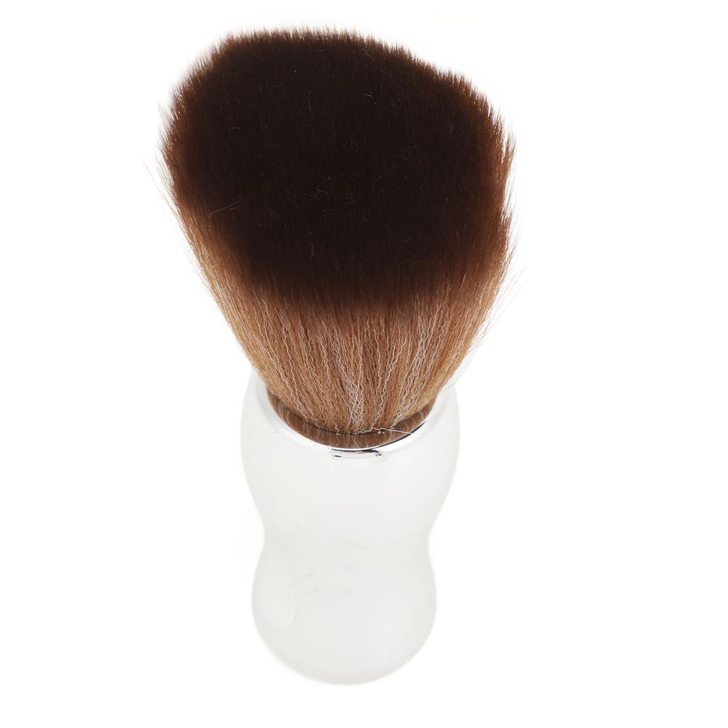 Neck Duster Brush Nylon Bristles Ergonomic Handle Comfortable Grip Hair Cutting Duster Brush for Bar