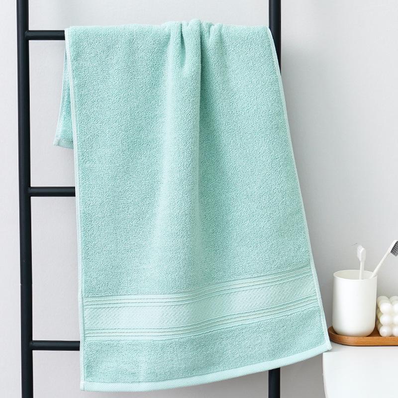 40x80 Large Satin Border Face Towel, 200g, Solid Color, Embroidered Name, Gift Logo, Thickened