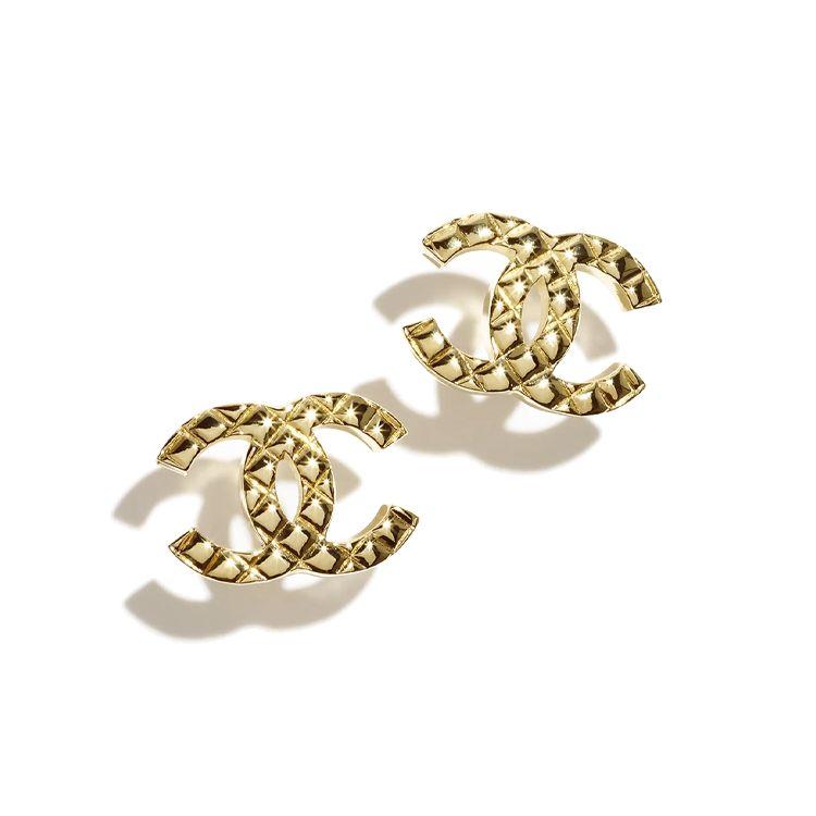 

Chanel Double C Decorative Metal Earrings Women earrings Gold ABD035-B16128-NW440 Box+Shopping Bag