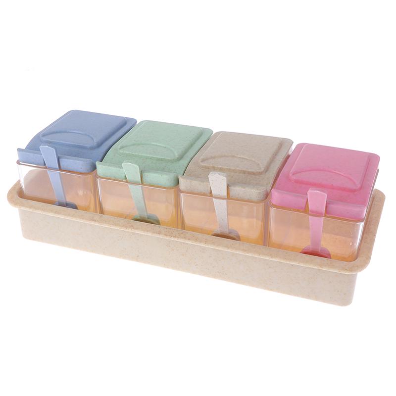 Kitchen Seasoning tank set Spice jar Storage box Sugar Bowl Saltcellar c RSDE Kitchen Seasoning tank set Spice jar Storage box Sugar Bowl Saltcellar c RSDE