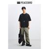 Peacebird Men's Outdoor Pocket Short Sleeve T-Shirt