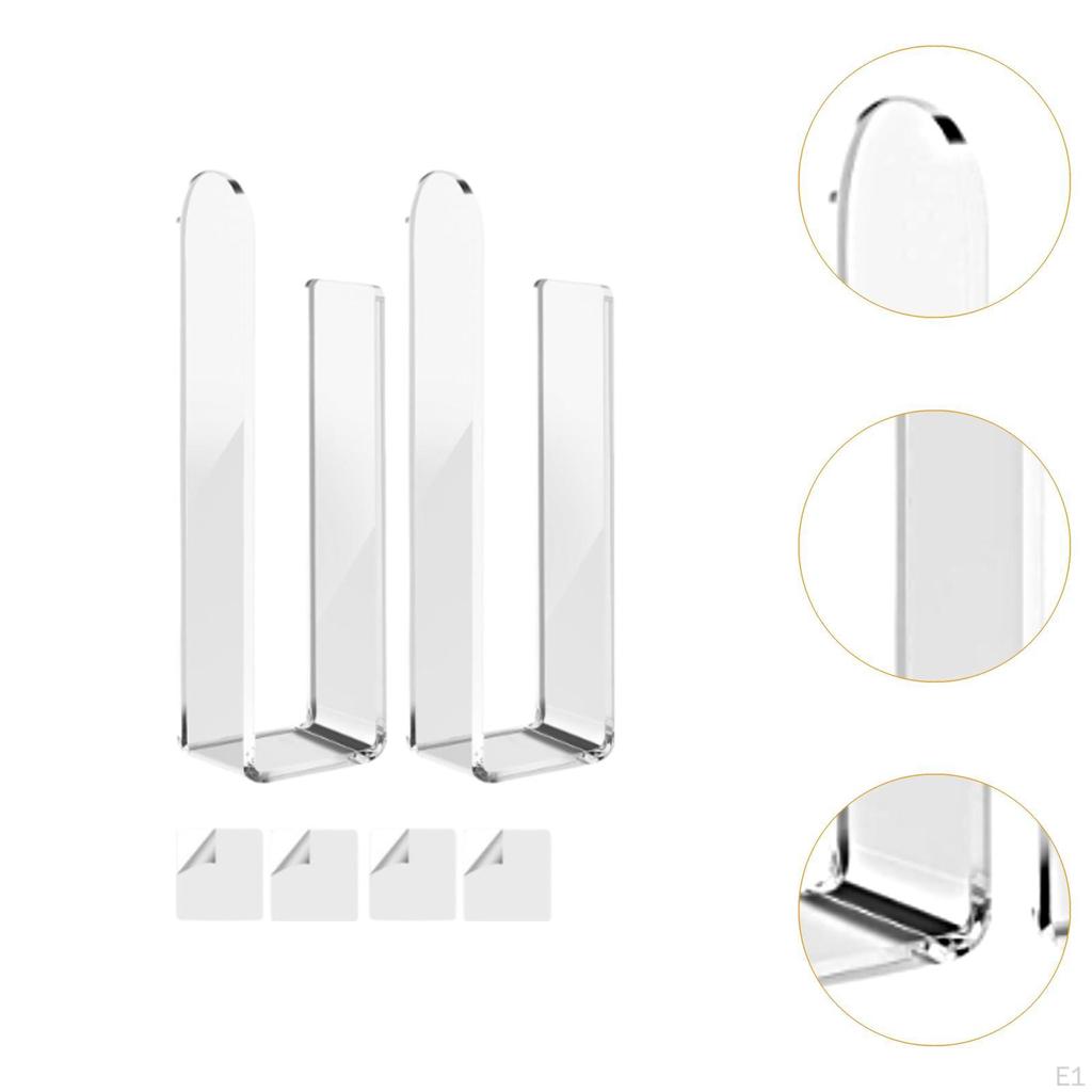 2 Acrylic Hat Hooks for Wall Use, Suitable Organizing Hats In Home