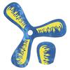 EVA Throw Catch Toy 3 Blade Flying Toy for Kids Outdoor ParentChild Interactive Game(Blue )