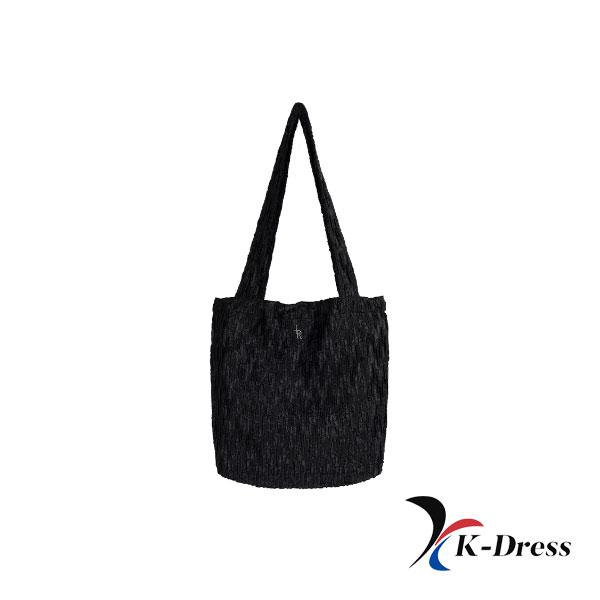 Shimurd Pleats Shoulder Bag [BLACK]