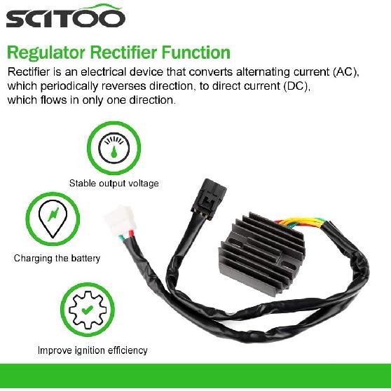 SCITOO Voltage Regulator Rectifier Fit 2001-2006 for Honda CBR600F4i