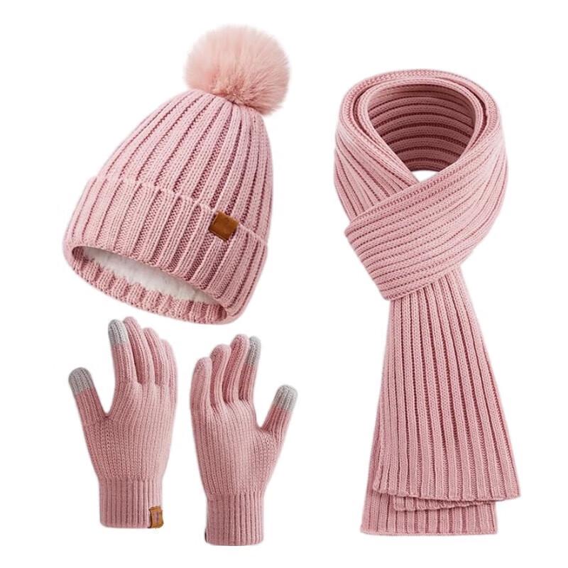 Autumn/Winter Knitted Hat, Scarf & Gloves Set