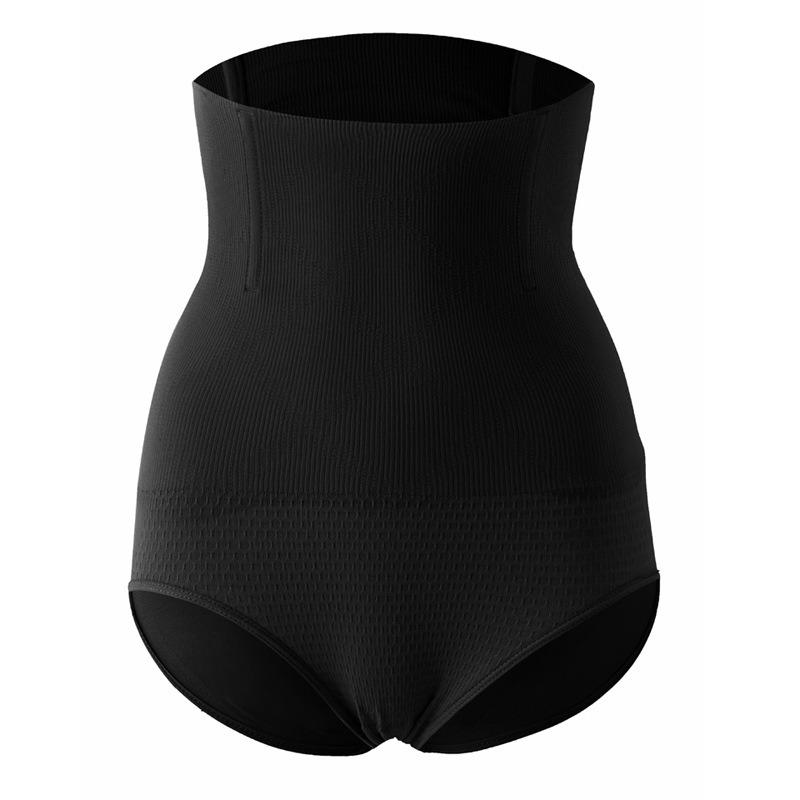 

High Waist Tummy Control Hip Lifting Breathable Body Shaping Shorts S чёрный