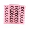 10 Pairs Super Roll Fake Eyelash Curl Russian False Eye Lashes 3D Mink Reusable Fluffy Lashes Eyelashes Extensions Makeup