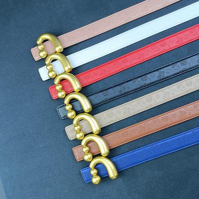 Κλασική ζώνη 2,5 εκ. Πολυτελής σχεδιαστής διάσημης επωνυμίας υψηλής ποιότητας δερμάτινες καυτές γυναικείες ζώνες για φόρεμα