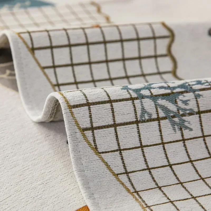 Chenille Sofa Cushion Bohemia Anti-slip Sofa Mat Slipcover for Living Room L Shape Chaise longue Couch Protector Case Home Decor