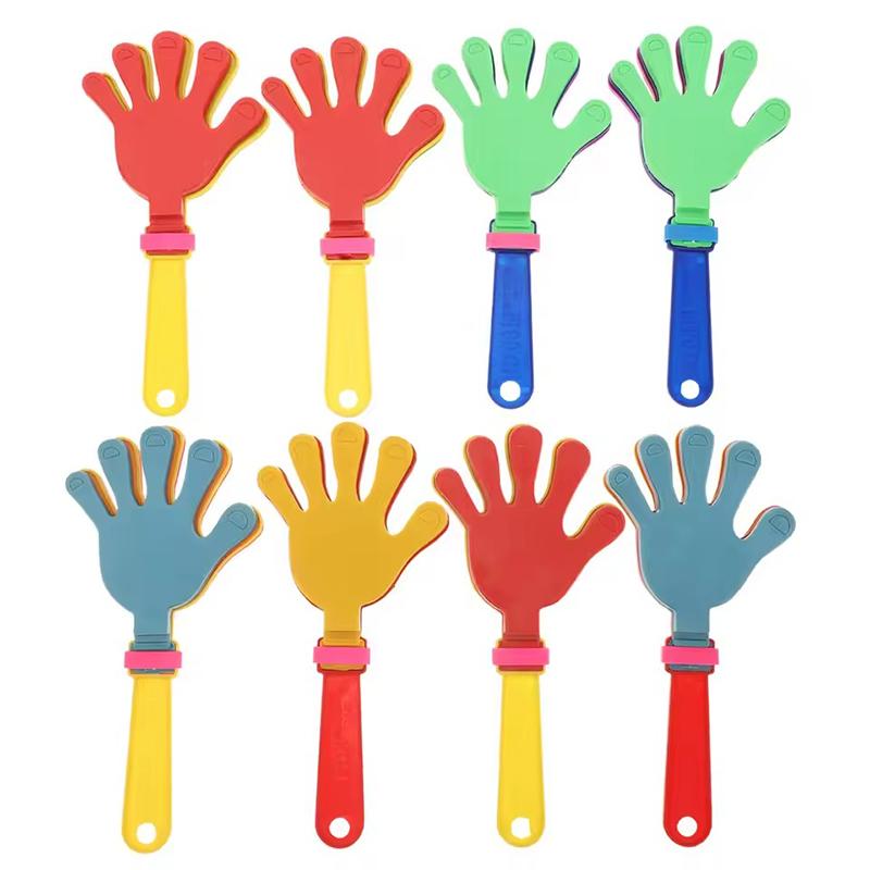5-10 Adet/Paket Küçük Eller Alkış Çıngırak Rastgele Karışık Renk Spor Etkinlikleri Festival Oyun Ödülleri İçin Uygun ZYF