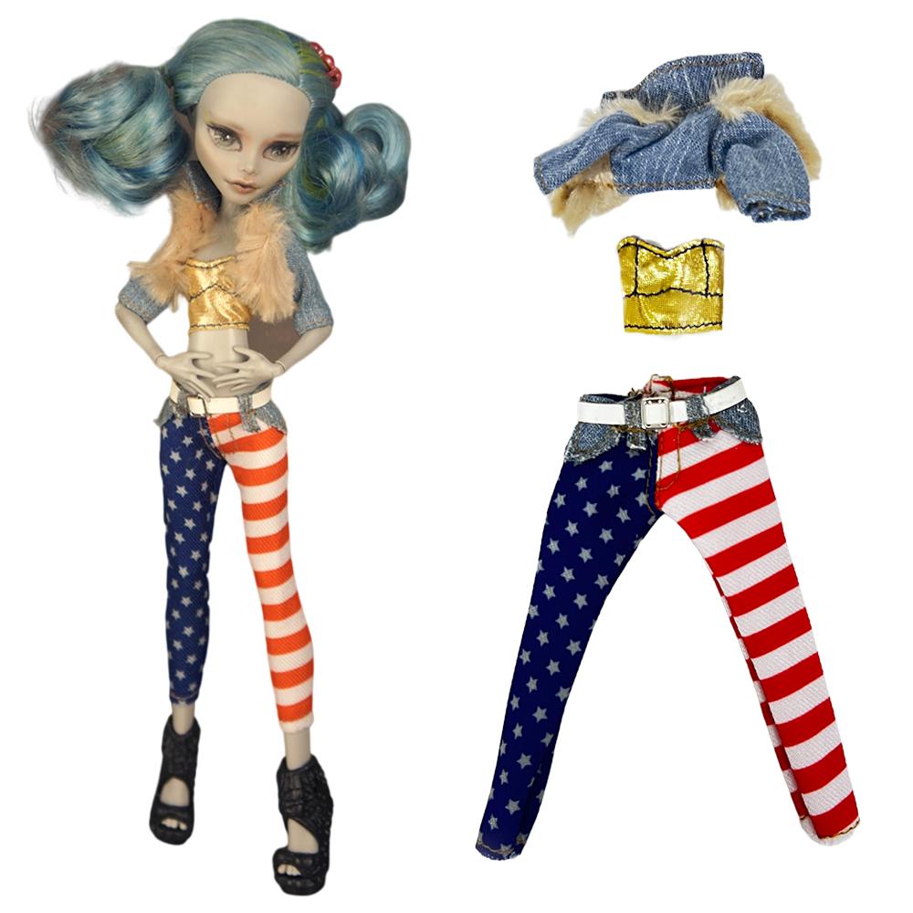 NK 1 Set 11 Zoll Puppenzubehör Für 27 cm Puppenkleidung Mode 10,5 Zoll Puppen Kleid Rock Miniaturartikel Spielzeug JJ