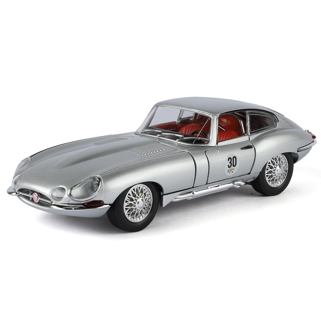 1/24 Jaguar E-Type High Simulation Scale Metal Model Car Great Home & Decoration Collectibles Boy's Birthday Gift Decoration Kid