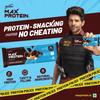 RiteBite Max Protein Daily Choco Classic 10g Protein Bars [Pack of 6] Protein Blend, Fiber, Vitamins & Minerals, No Preservatives, 100% Veg, For