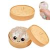Juguete de Peluche de Bollo al Vapor de Caja Sorpresa con Caja Bolas Suaves Sensoriales para Apretar para Niños Adultos Juguete para Aliviar el Estrés