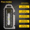 Multifunctional Keychain Light Outdoor Emergency Survival Whistle Bottle Opener Broken Window Hammer Night Riding Warning Light