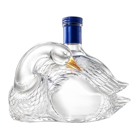 Goose Bird Shape Whiskey Decanter 3D Glass Animal Liquor Bottle