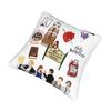The Vampire Diaries Cartoon Pillowcase Polyester Cushion Cover Decoration TV Series Throw Pillow Case Cover Seater Wholesale