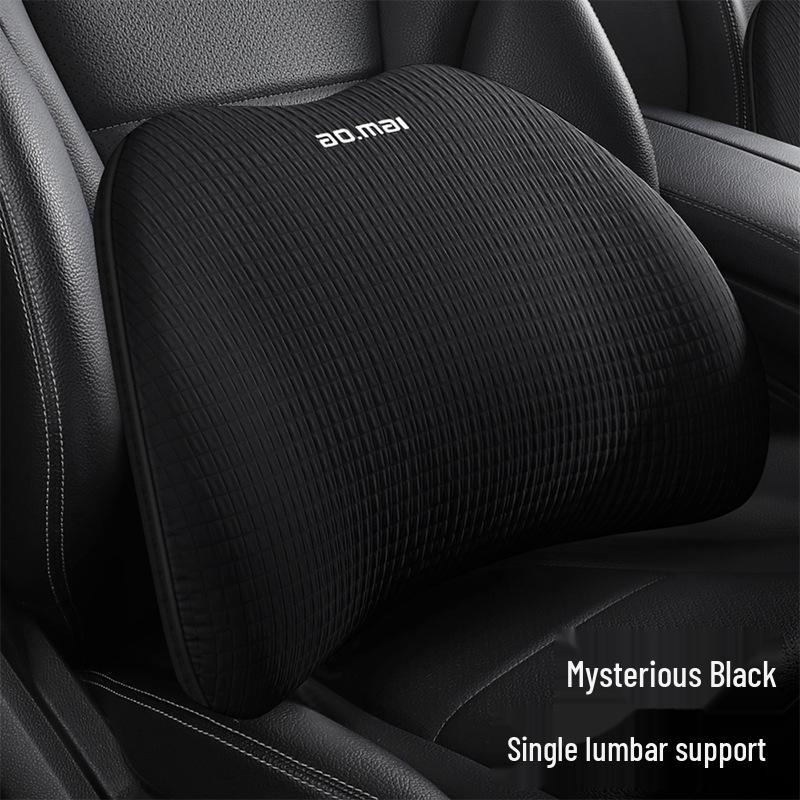 Polo Golf Bora Car Lumbar Support & Neck Pillow - Premium Memory Foam Massage Headrest
