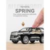 Maßstab 1/24 Toyota LAND CRUISER Offroad-SUV Legierung Metall Diecast Automodell Simuliertes Sound- und Lichtmodell Spielzeug für Jungen Sammlung