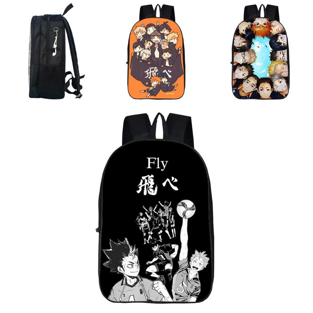 Anime Haikyuu Karasuno High School Backpack With Durable Oxford Cloth And Smooth Zipper