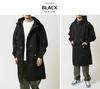Arcade Long Military Mod Size XL Men's Coat, Style, Lined, Hooded, Drawstring, Spring/Winter, Black,