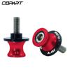 For YAMAHA YZF R1 YZFR1 YZF-R1 R3 R6 R125 MT-03 2PCS 6MM Motorcycle Swing Arm Sliders Spools CNC Swing Arm Stand Screw Paddock