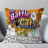 The Battle Cats Polštář na spaní Povlak na polštář pro kojence Personalizovaný chránič do postýlky Povlak na polštář Pokojová dekorace Dětský dárek Bez výplně,(13)