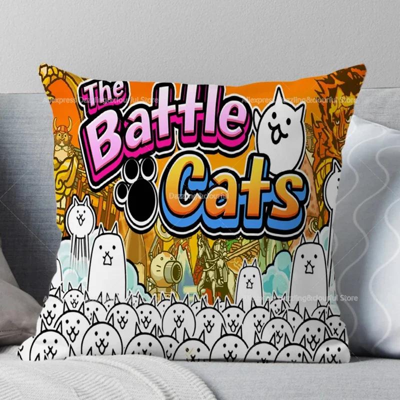 

Подушка-ліжко The Battle Cats, наволочка для немовляти, персоналізований захисник для ліжечка, наволочка, декор кімнати, дитячий подарунок, без вставки,(13) 66x66cm