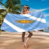 Argentinien Flagge Design Strandtuch Mikrofaser Strandtuch, Leicht und Schnelltrocknend, für Sommerreisen, Schwimmbad-Fan Geburtstagsgeschenk