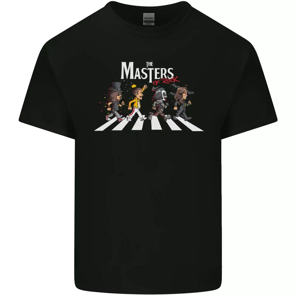 Masters of Rock Band Music Heavy Metal Mens Cotton T-Shirt Tee Top