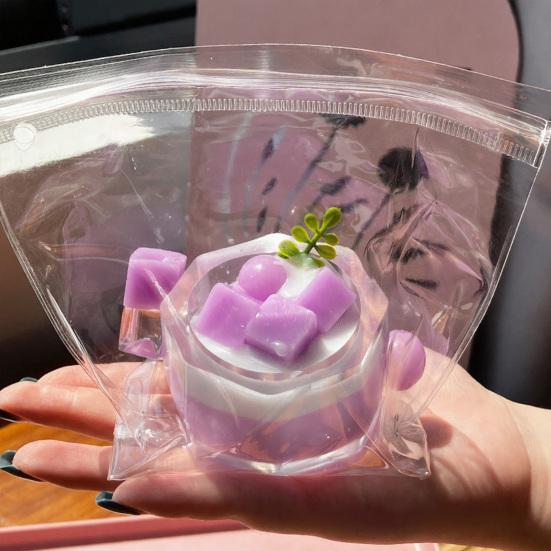 Simulated Milkshake Cup Squeeze Toy Slow Rebound Focus Aid Relaxation Blueberry Mango Banana Peach Fruit Milkshake Stress Relief Toy