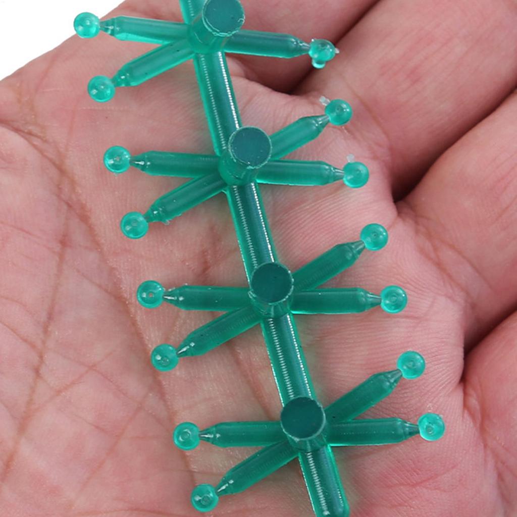 Fishing Fixed Soft Beads 10 Strings Soft Lightweight Fish Tackle Fishing Hook Keeper For Boating Kayak Trolling Inshore