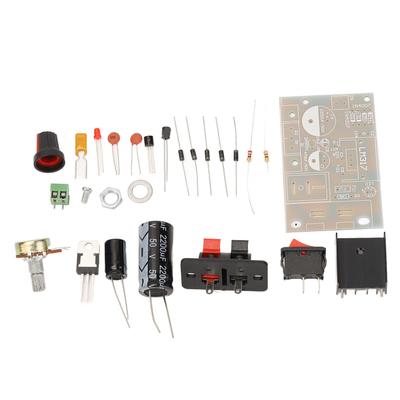 Regulated Power Supply DIY Kit Adjustable DC Power Supplies Board with Short Circuit Protection