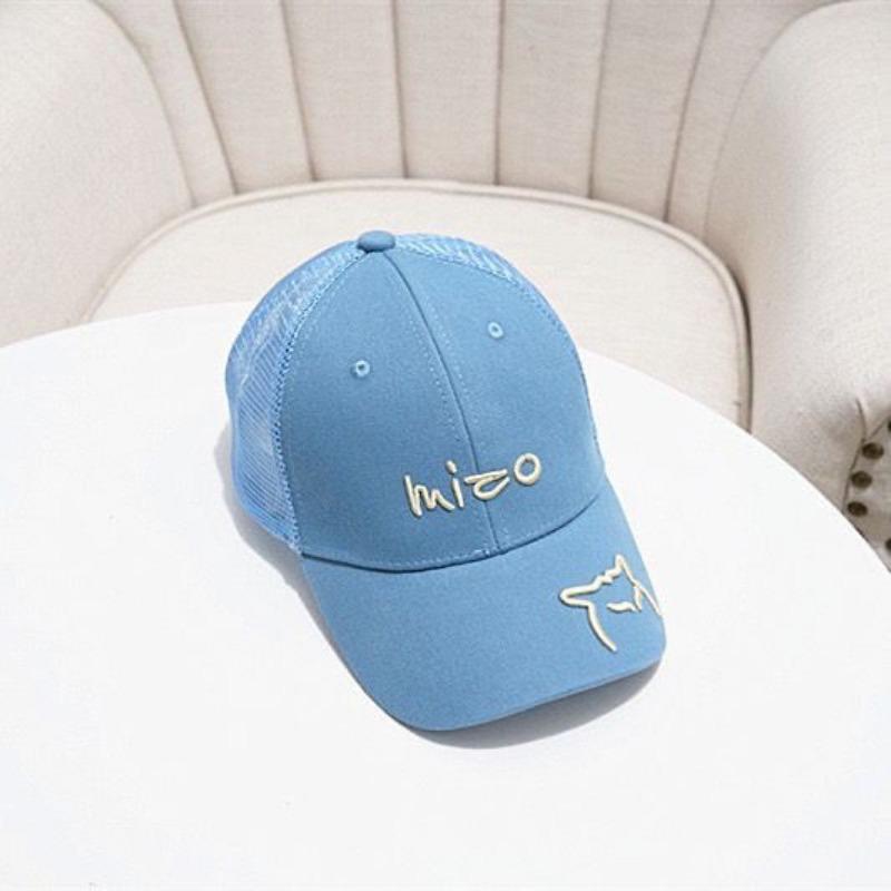 Flat Topped Children's Hat Men's Summer Thin Design Men's Duckbill Hat Children's Baseball Cap Mesh Sunshade Hat Sun Protection