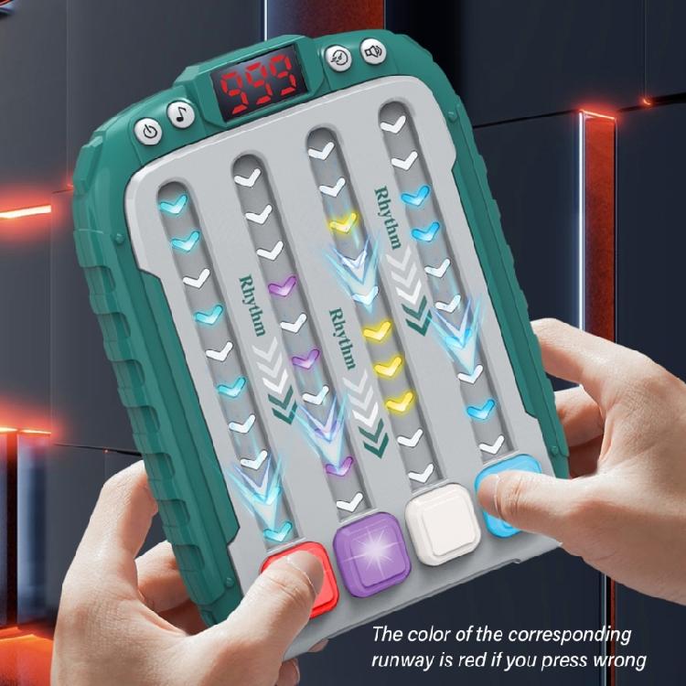 Rhythmic Electronic Skill Enhancing Game Challenge Toy For Kid Child With Adjustable Music Model, Parties And Family Fun
