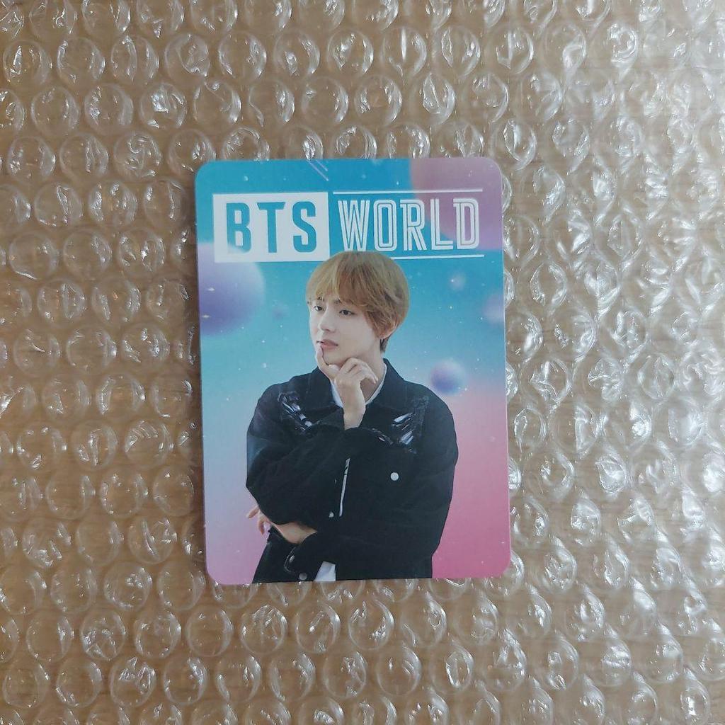 [USED] BTS WORLD Weverse Bonus Trading Card V Official