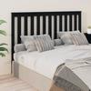 VidaXL Headboard Black 166x6x101 Cm Solid Pine Wood 818534