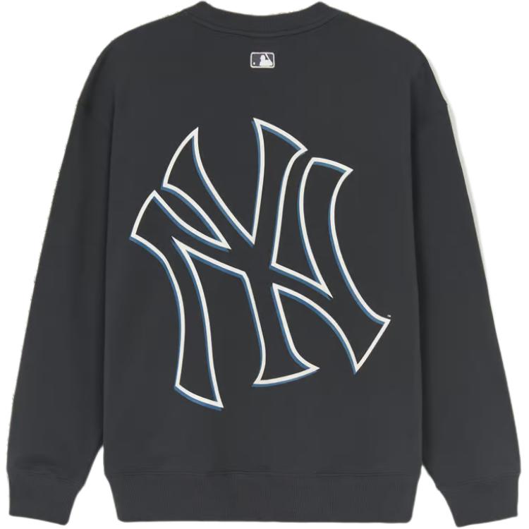 

New MLB Overfit Mega Logo Sweatshirt Unisex Dark Gray 3AMTB0744-50CGS L