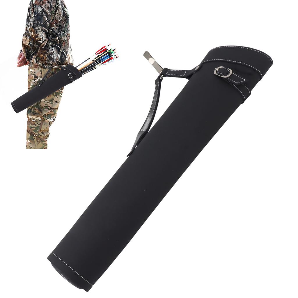 Quiver Holder Holding 20 s Large Capacity Leather Archery Holder with Shoulder Strap
