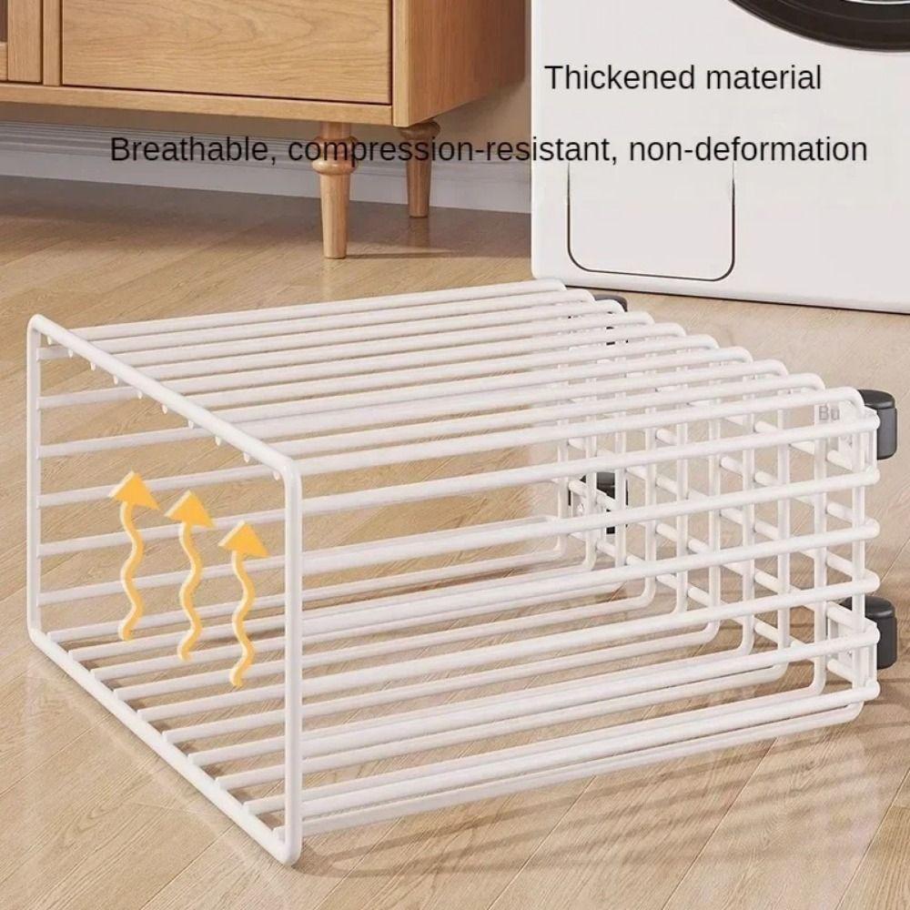 Wheel Laundry Basket Portable Laundry Hamper Durable Dirty Clothes Bucket Bathroom